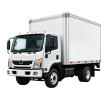 White commercial auto van